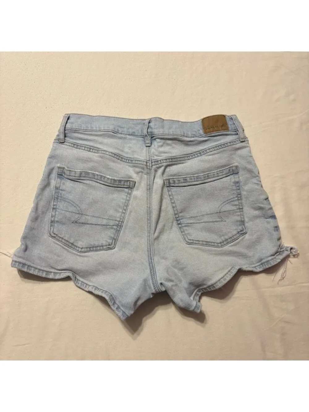 Light Wash Denim cutoff shorts
